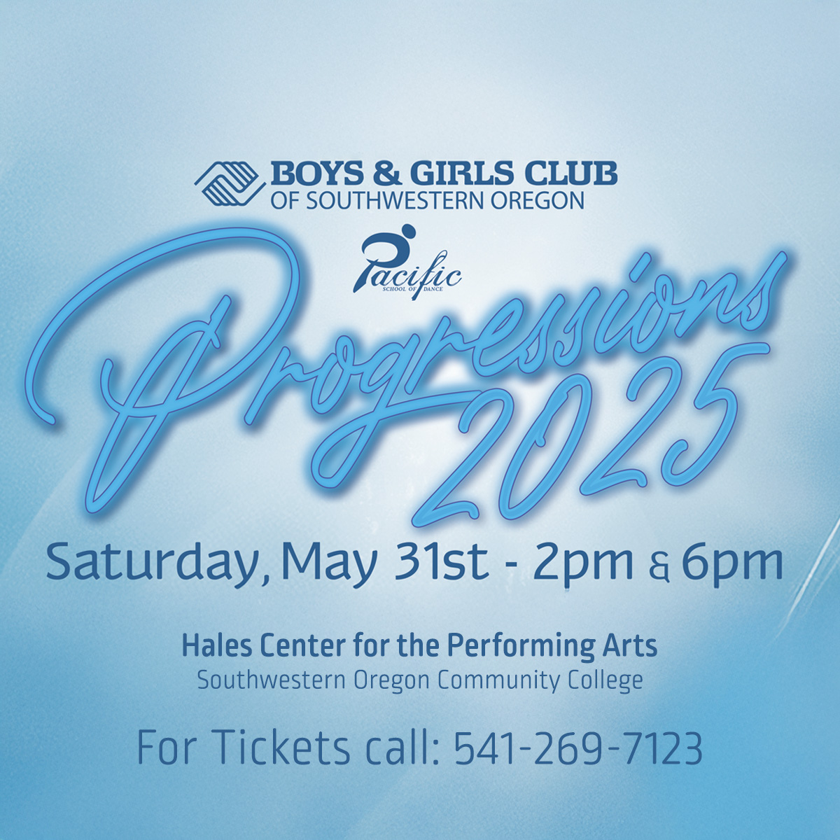 Progressions 2025, two shows, Saturday, June 7, 2025. Tickets on sale soon.